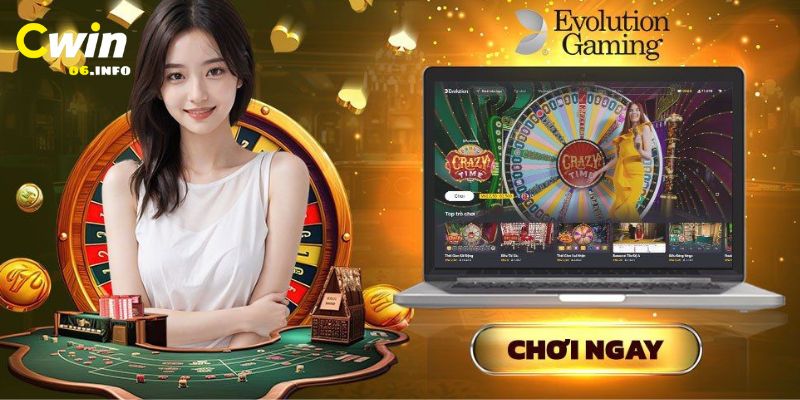 Evo Trực Tuyến - Nhà Phát Hành Live Casino Cược Thưởng Lớn